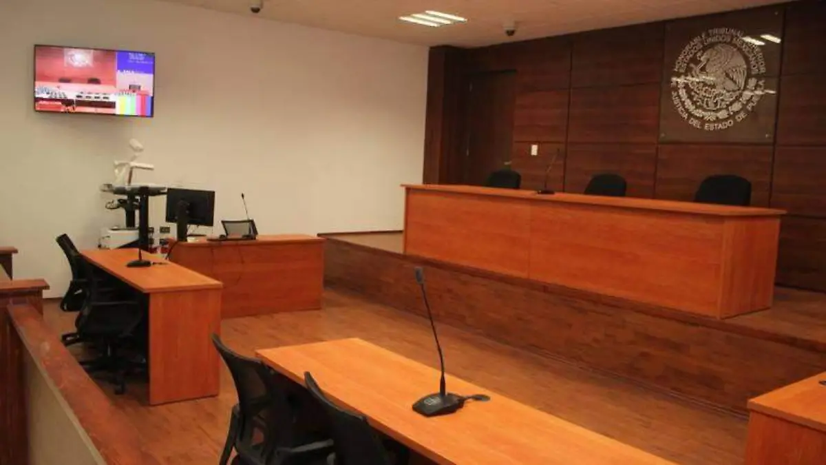 JUSTICIA juicio oral sala de juicios sistema penal jurado